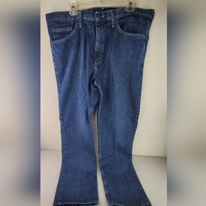 Wrangler Jeans Mens 38x32 Blue Boot Cowboy Pre-owned